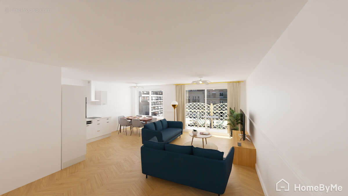 Grand T3 à rénover, avec balcon     Boulogne-Billancourt - photo 2