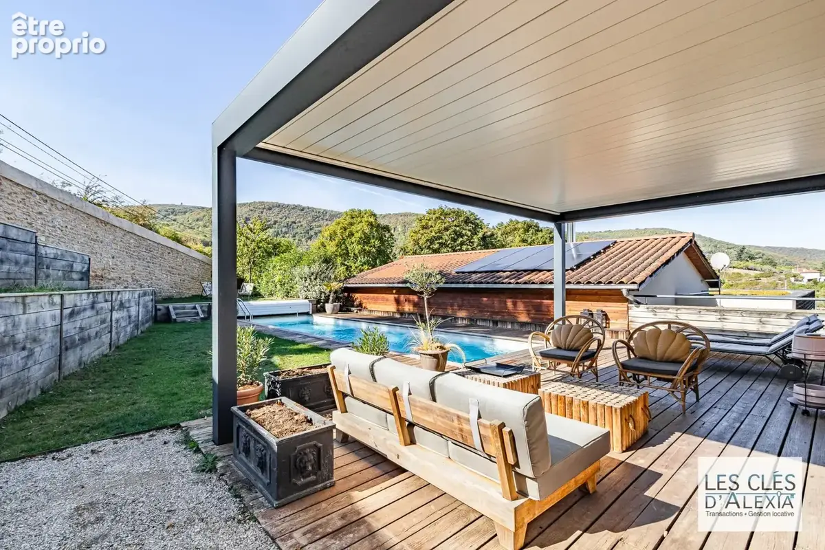 Saint-romain-au-mont-d’or – maison contemporaine aux volumes remarquables, jardin et piscine - photo 3