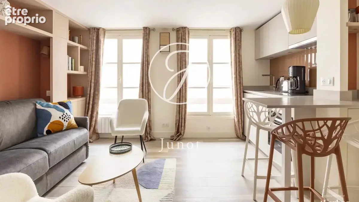 Paris 1er -  TUILERIES / PALAIS ROYAL / RUE DES PYRAMIDES - Appartement vendu loué - 2 pièces meublé - 29,43m² Carrez - 1 chambr - photo 2