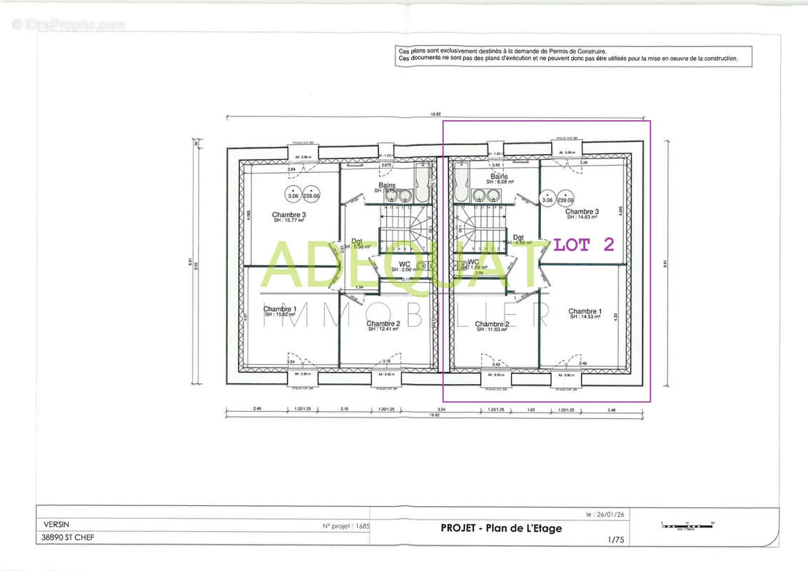 Appartement à SAINT-CHEF