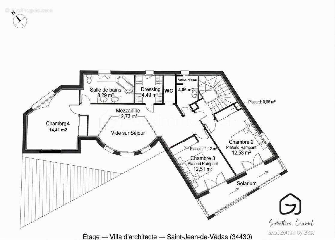 Villa d'architecte · DPE B · Piscine · Terrain 1 607 m² · Saint-Jean-de-Védas (34430) · Montpellier Ouest - photo 16
