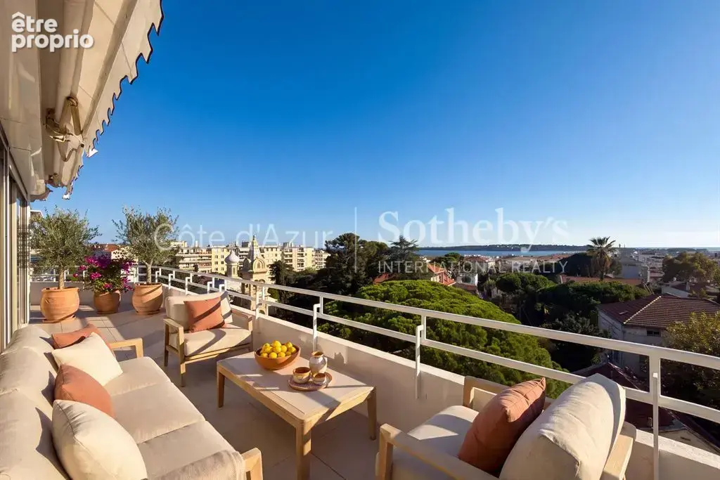 Cannes La Californie, penthouse de 4 chambres avec vue mer et deux garages - photo 4