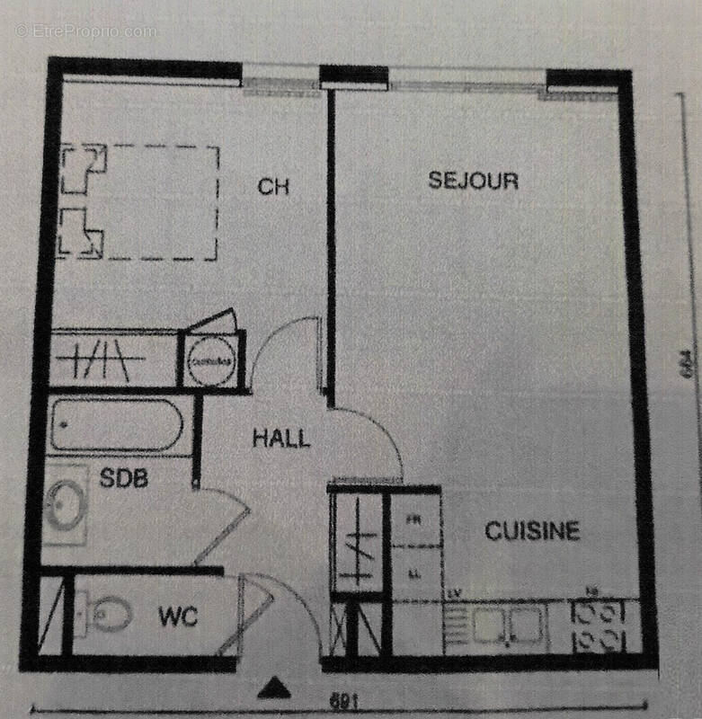 Appartement à BELIN-BELIET