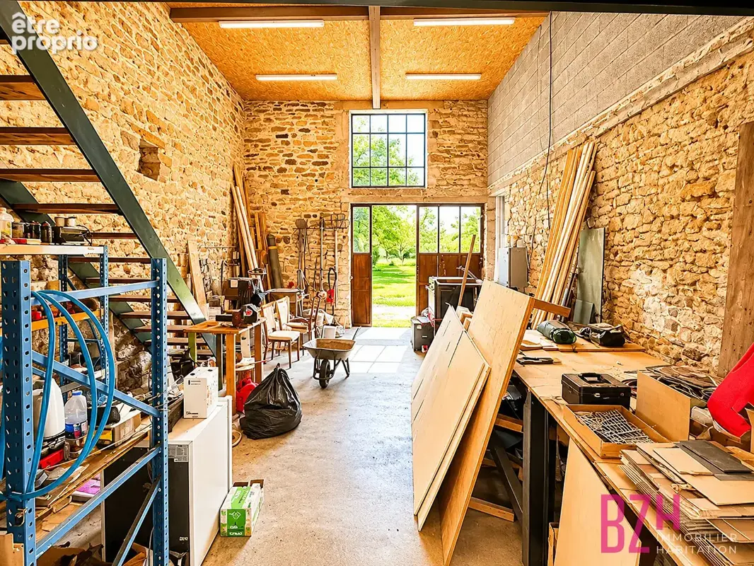 Maison de charme en pierre 7 pièces avec dépendance -atelier- four a pains et puits - photo 12