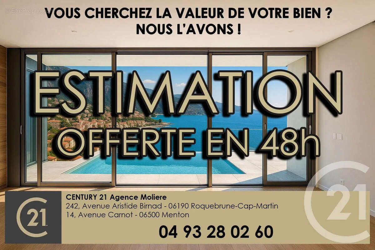 Appartement à MENTON