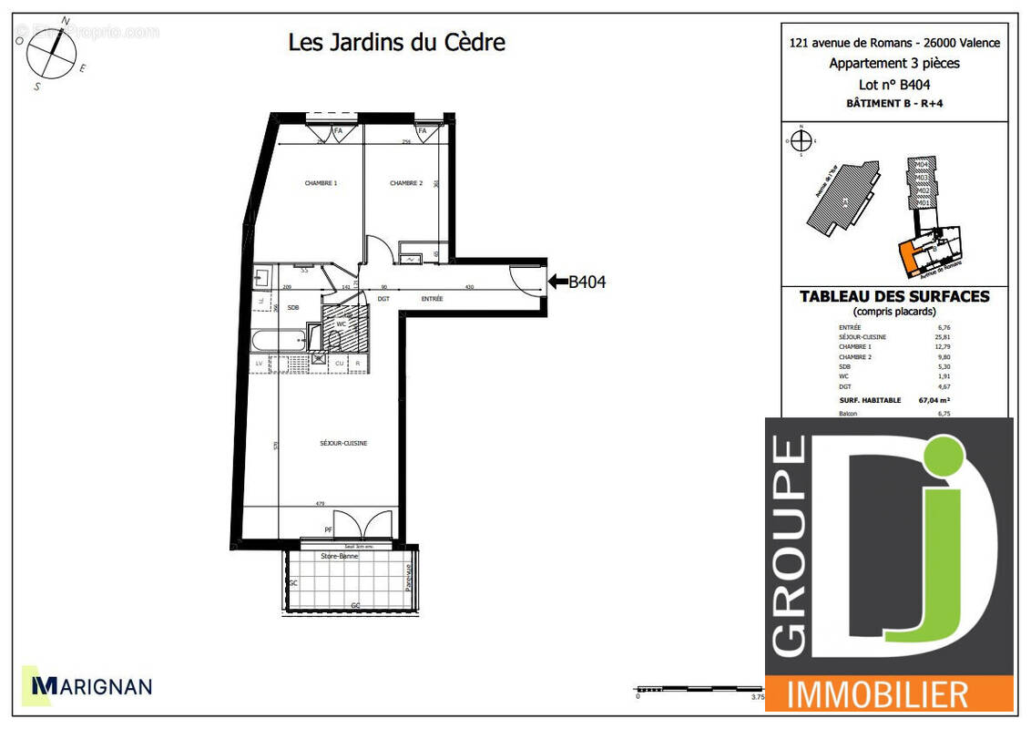 Appartement à VALENCE