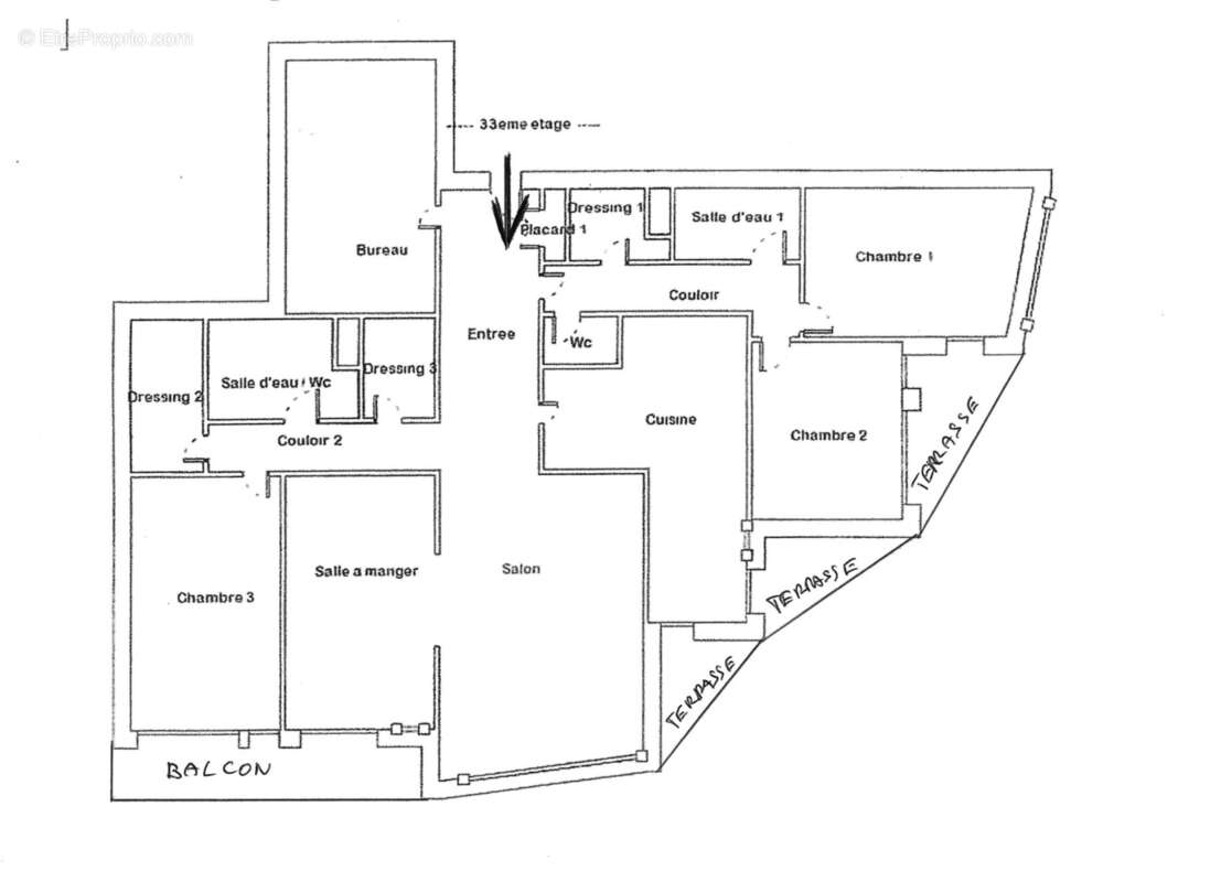 Appartement à PARIS-13E