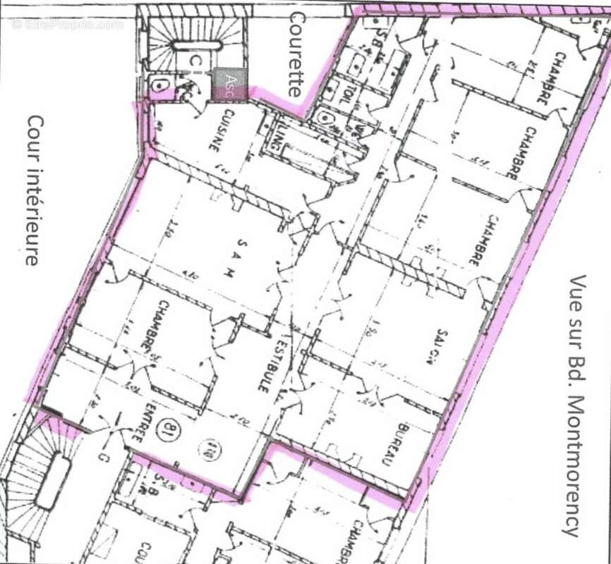 Appartement à PARIS-16E