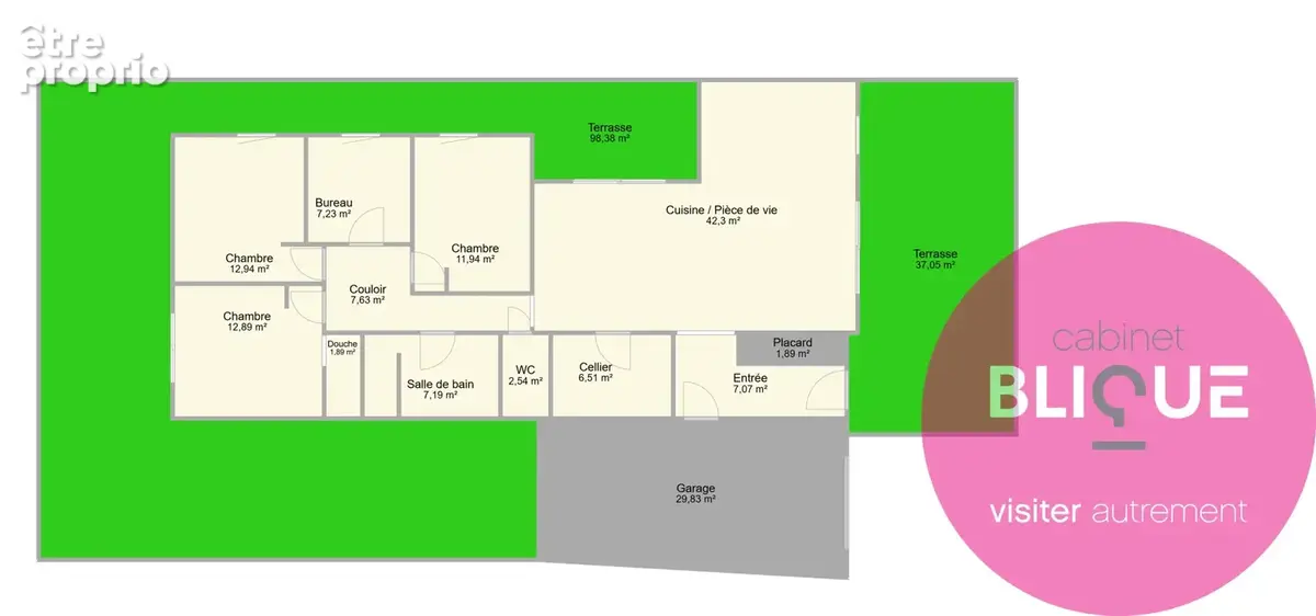 125 m2 de plain-pied, et 2 000 m2 pour prendre l’air - photo 21