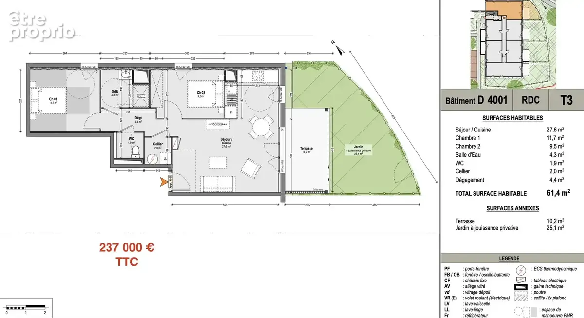 Appartement à LIT-ET-MIXE