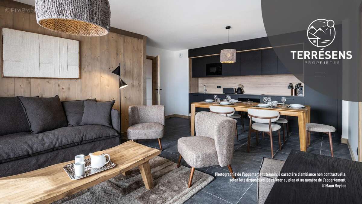 Appartement t2 - résidence le caprice blanc à la toussuire - photo 5