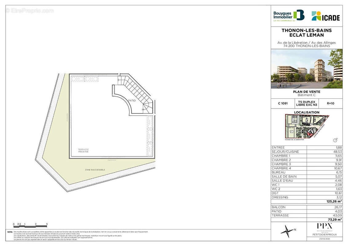 Appartement à THONON-LES-BAINS