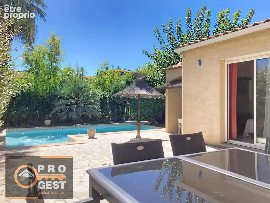 Lattes port ariane villa t4 avec piscine et garage - photo 2