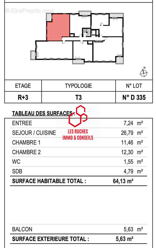 Appartement à AUBERVILLIERS