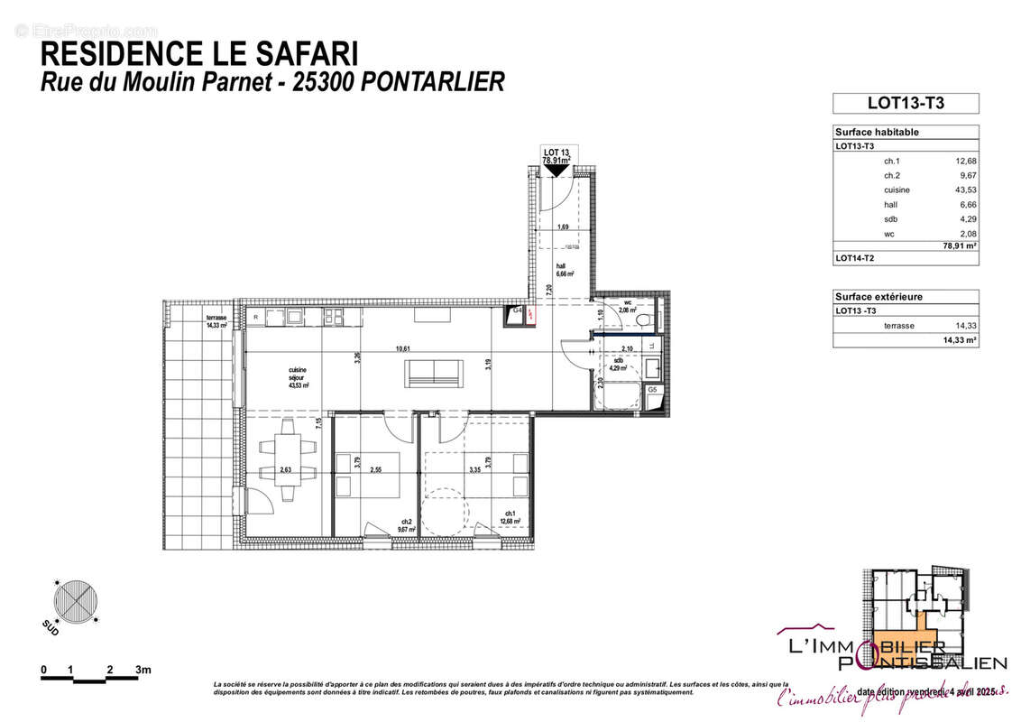 Appartement à PONTARLIER