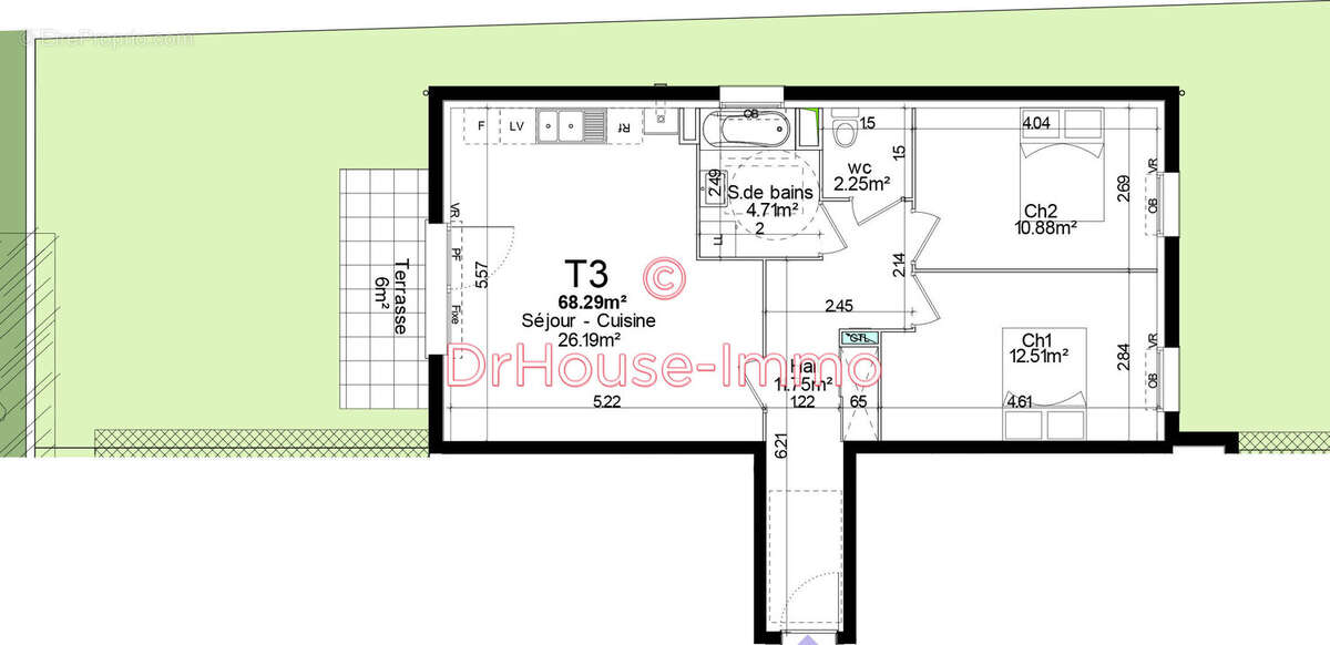 Appartement à SAILLY-SUR-LA-LYS