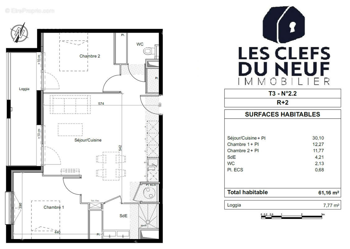 Appartement à TOULOUSE