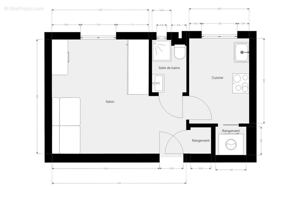 Appartement à PARIS-14E
