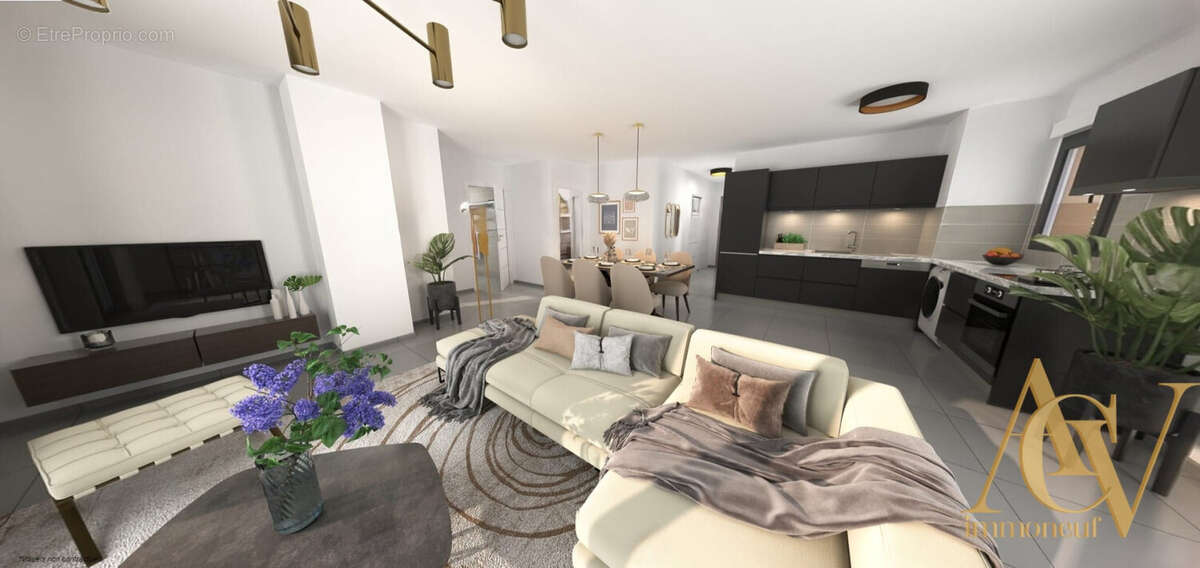 T4 : Spacieux 4 pièces<br>- Aix centre à pied 3 - Appartement à AIX-EN-PROVENCE