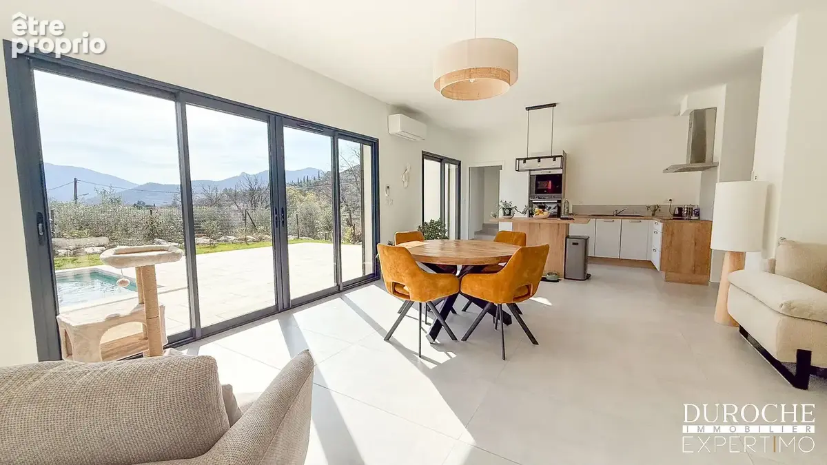 Villa contemporaine à Buis-les-Baronnies   115 m2, piscine chauffée, vue Saint-Julien & garage 40 m2 - photo 7
