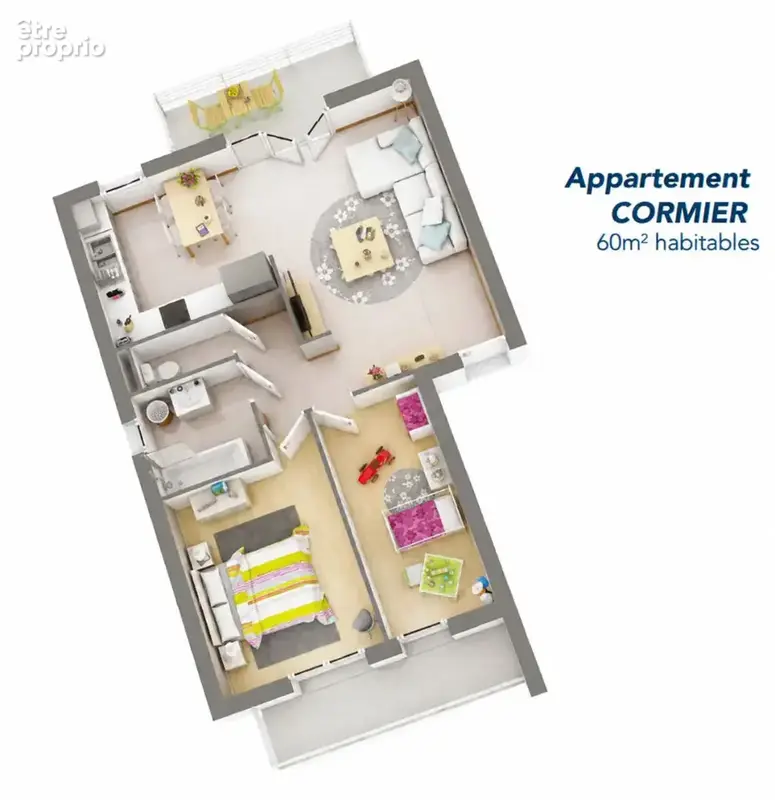 Gainneville - appartement neuf t3 de 60 m² avec balcon et place de parking - photo 2