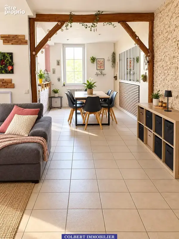 Vieux migennes   maison ancienne avec quatre chambres et grange - photo 2