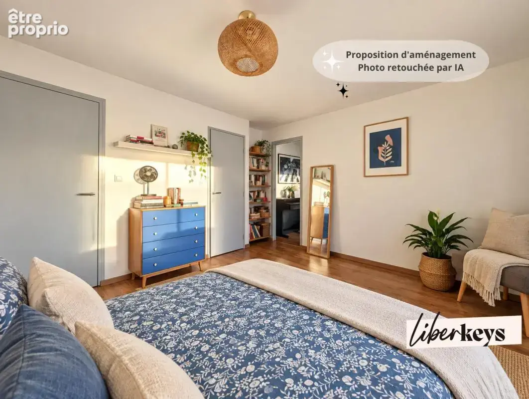 Rennes Le Landry  - T5, env. 100 m² / Dernier étage, grand balcon Ouest, lumineux, garage - photo 10