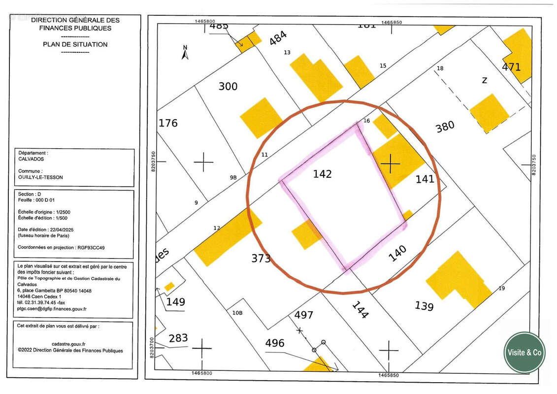 Terrain à OUILLY-LE-TESSON