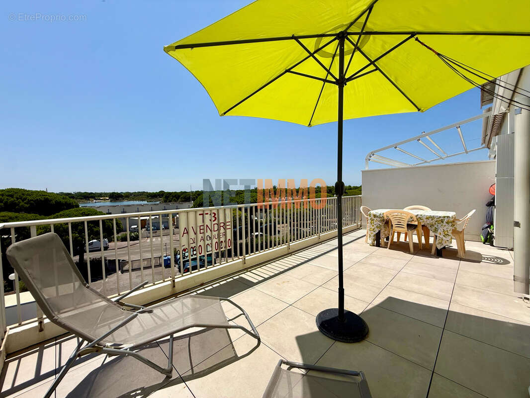 Studio 4 places dernier étage - terrasse 20 m2 + parking - photo 8
