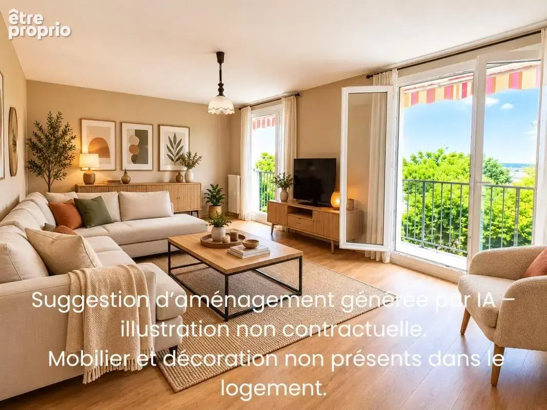 Saint-Cyr-sur-Loire – Bel appartement T3 lumineux avec ascensceur, garage, cave et balcon - photo 10