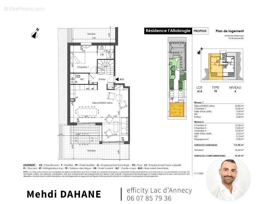 Appartement à BONNEVILLE