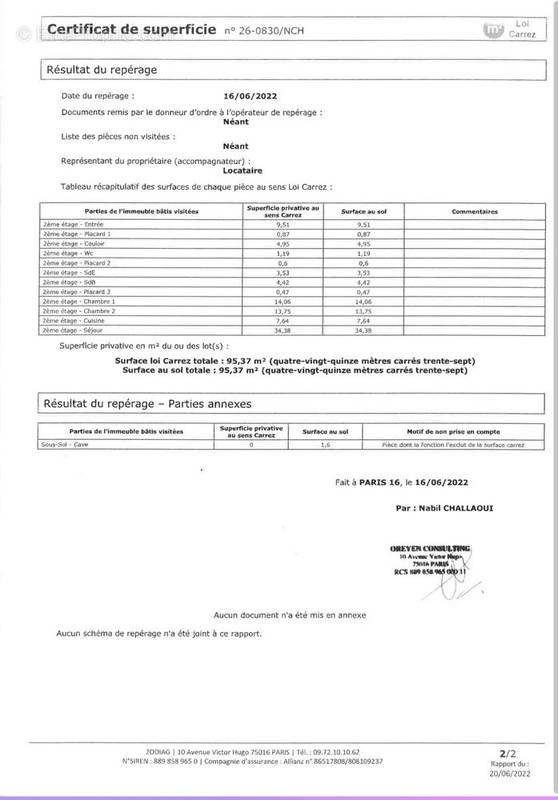 Appartement à PARIS-16E