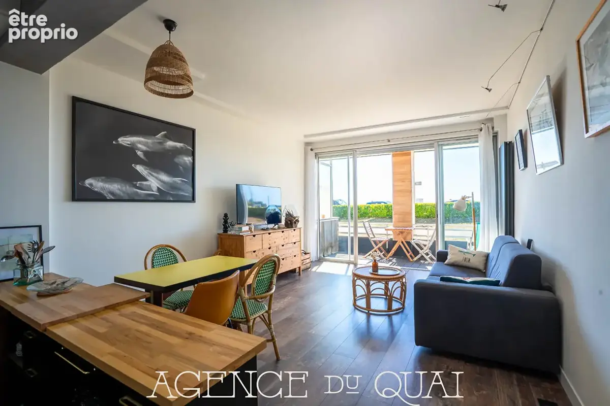 A vendre, Sur la corniche de Concarneau, Appartement 2 pièces de 55.84 m² face à la mer - photo 4