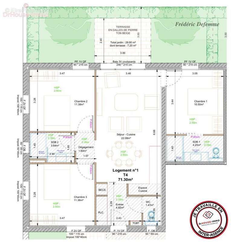 Appartement à BALLAN-MIRE