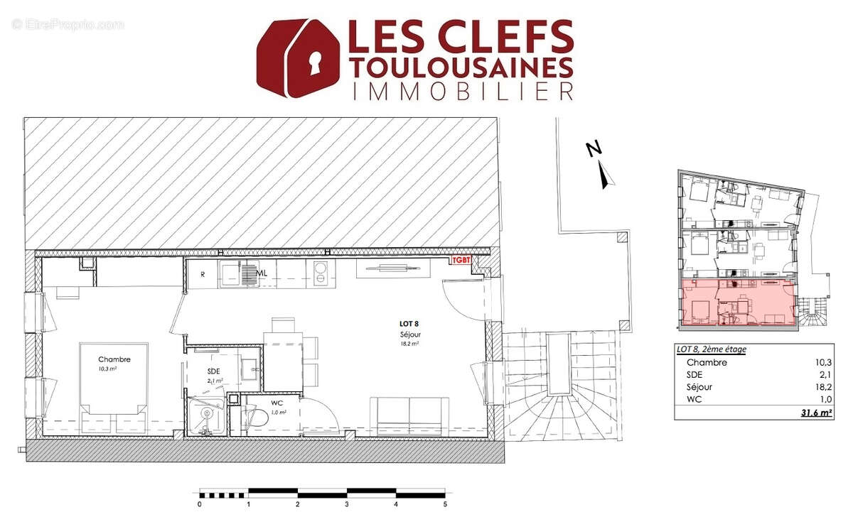 Appartement à TOULOUSE