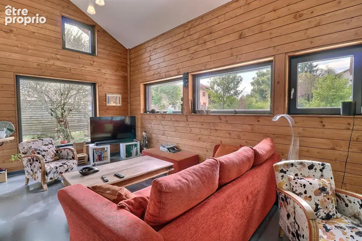 Maison d'architecte bioclimatique 5P 122 m² avec piscine et dépendances à SAINTE-MARIE-D'ALLOIX (38660) - photo 6