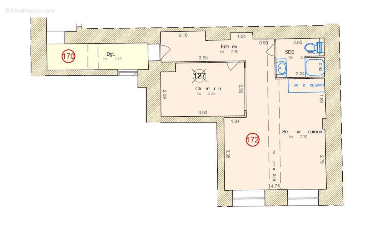 Appartement à LYON-4E