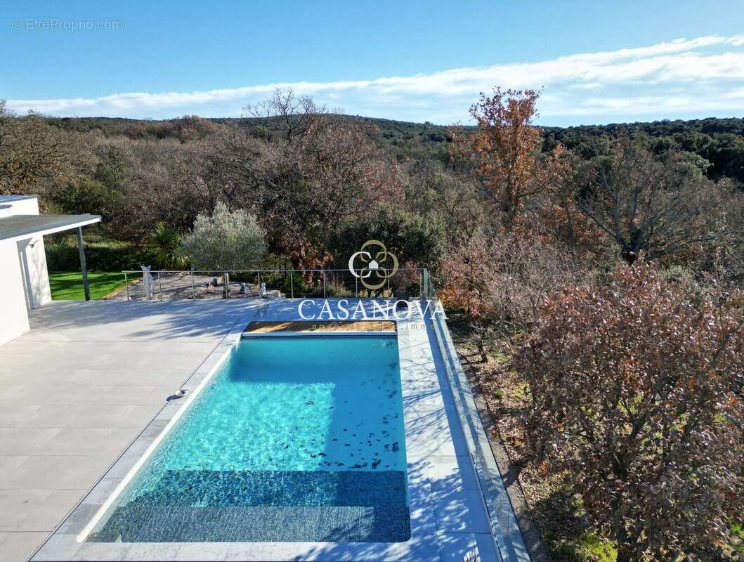 entre Gignac et Montpellier belle contemporaine avec piscine - photo 11