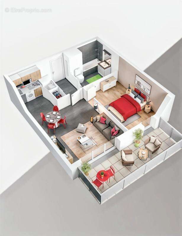 Appartement 2 pièces de 41 m² à Tournefeuille - photo 7