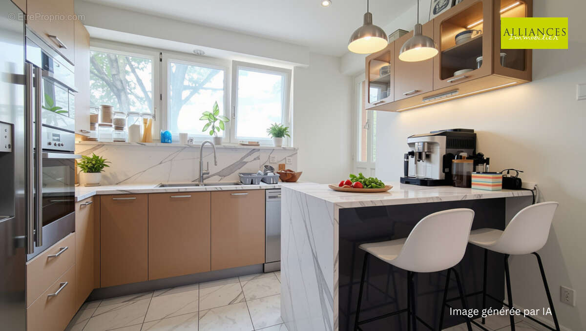 Appartement 3 pièces de 76 m2 Lumineux, chaleureux et idéalement situé ! - photo 12