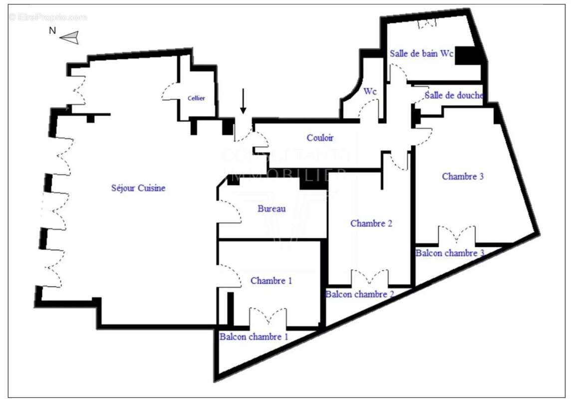 Appartement à PARIS-16E