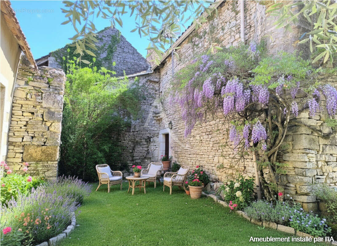 Maison en pierre 122m² + grange aménageable, à 5 min des commerces - photo 12