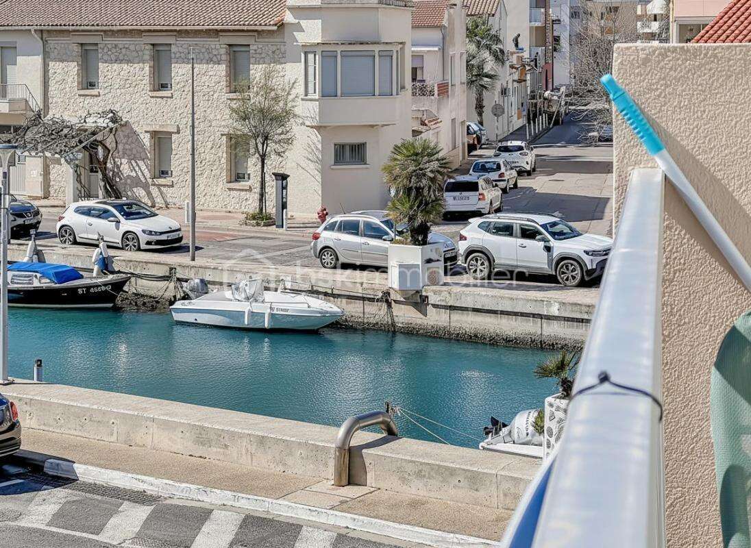 Appartement 3 pièces avec vue canal, balcon, parking et cave – Palavas-les-Flots, centre-ville - photo 8