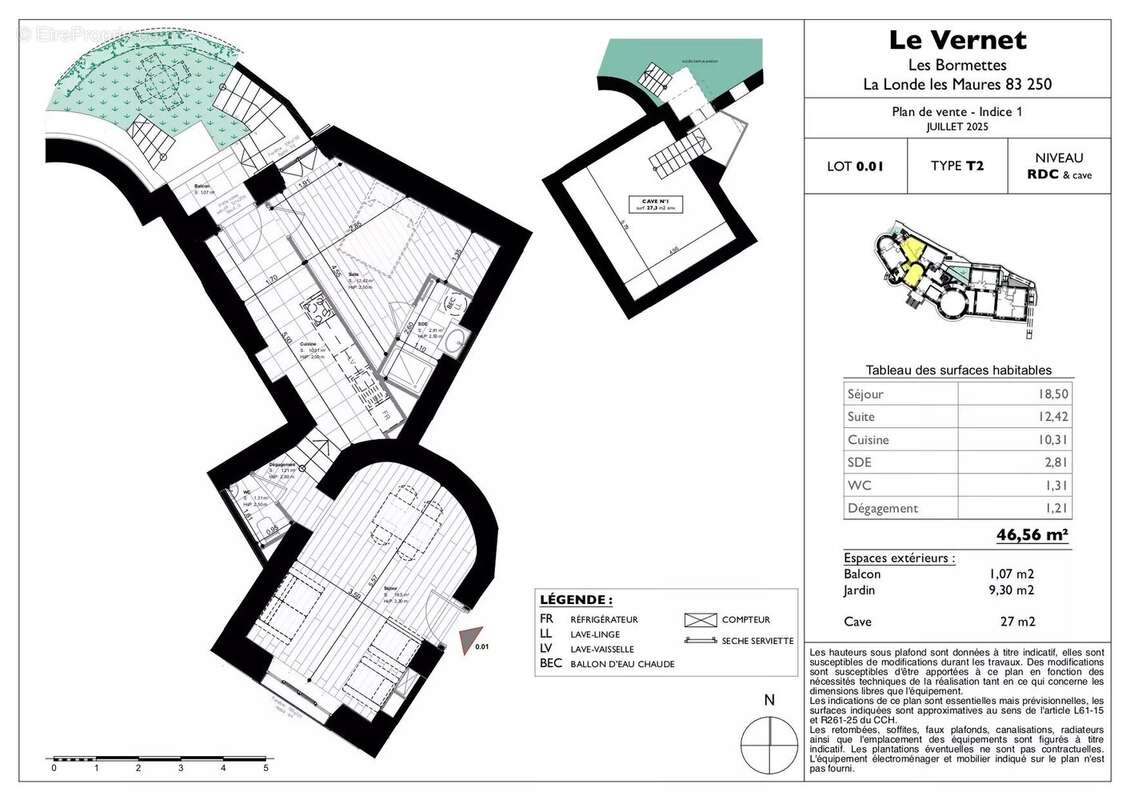 Appartement à LA LONDE-LES-MAURES