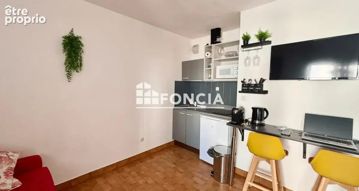 Studio cabine canet sud grande loggia 8 m2 proche plage - photo 2