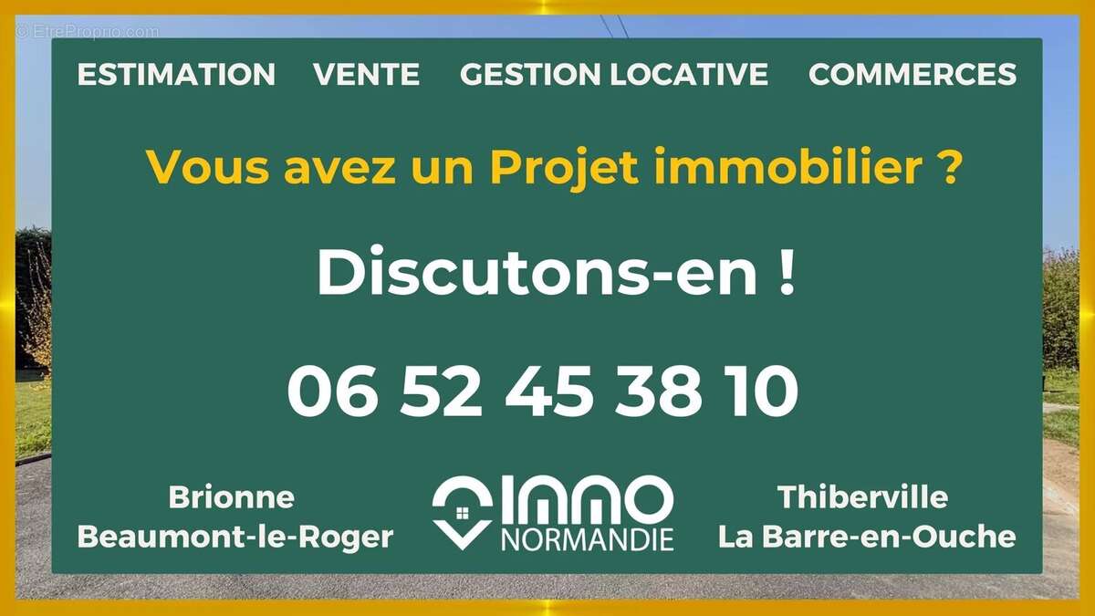 Maison à LA BARRE-EN-OUCHE