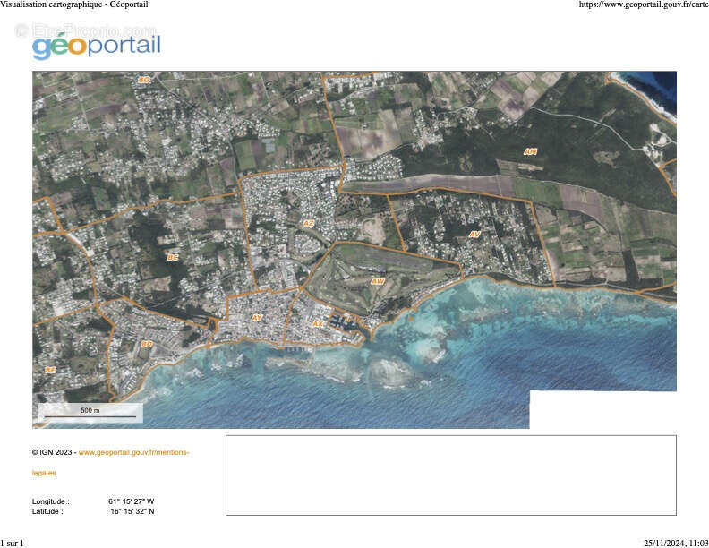 Terrain à SAINT-FRANCOIS