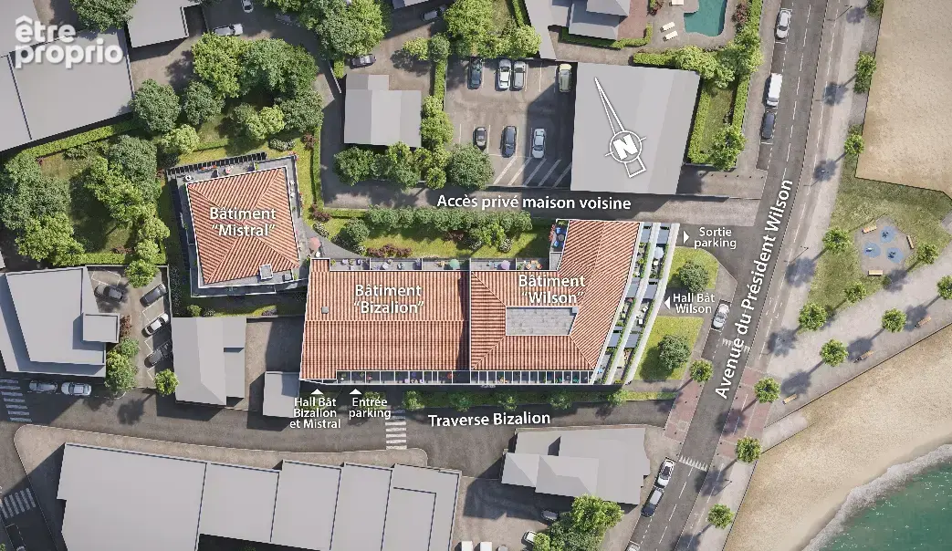 Luxueux t2 - dernier etage - residence front de mer - 39m2 - terrasse plein soleil 12m2 - 356 320€ - photo 6