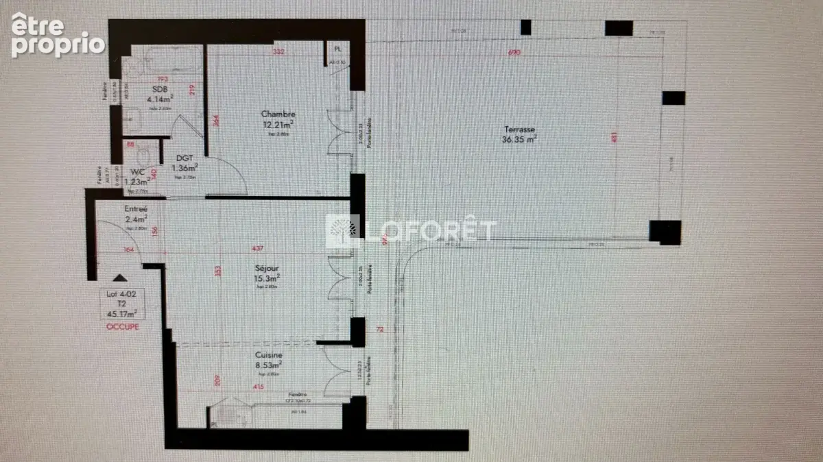 Appartement Nice 2 pièce(s) 44.55 m2 - photo 6