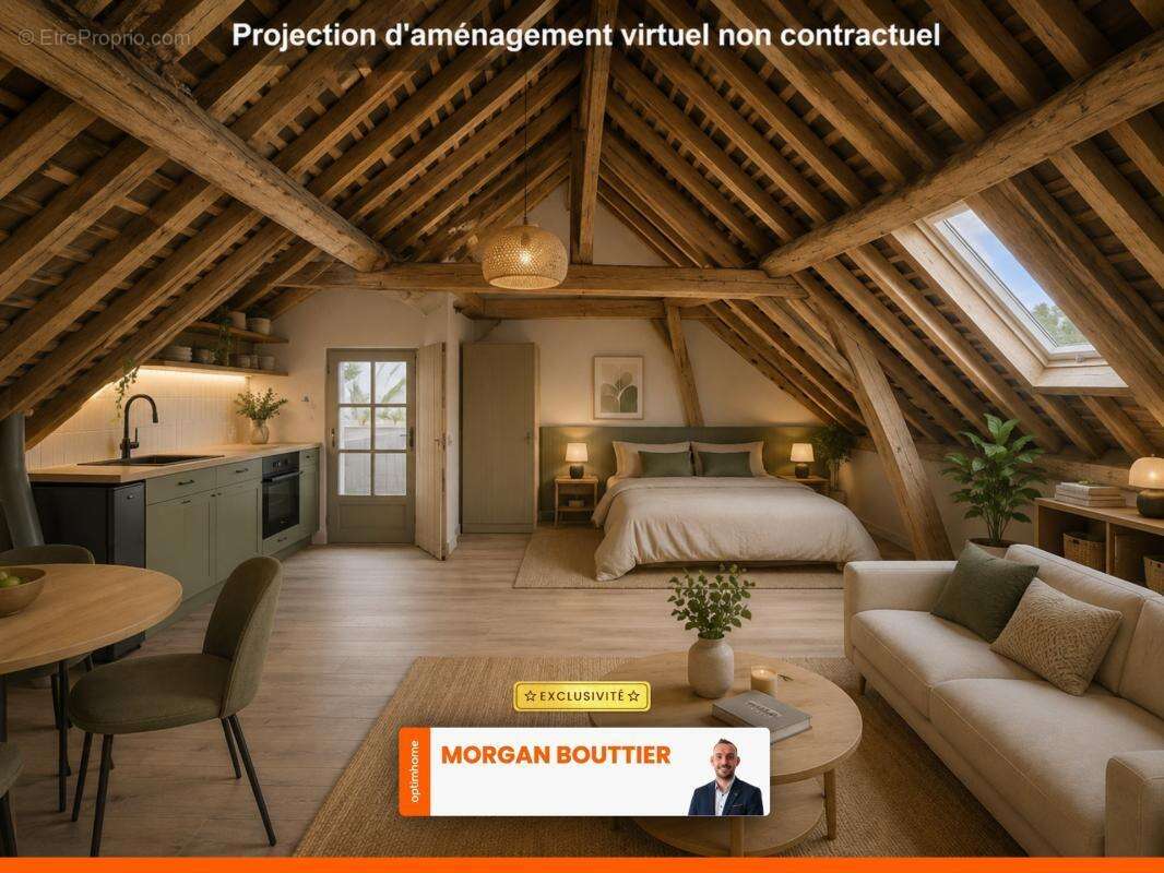 Maison et terrain à bâtir à vendre 5 pièces NOYANT-VILLAGES (49) - photo 8